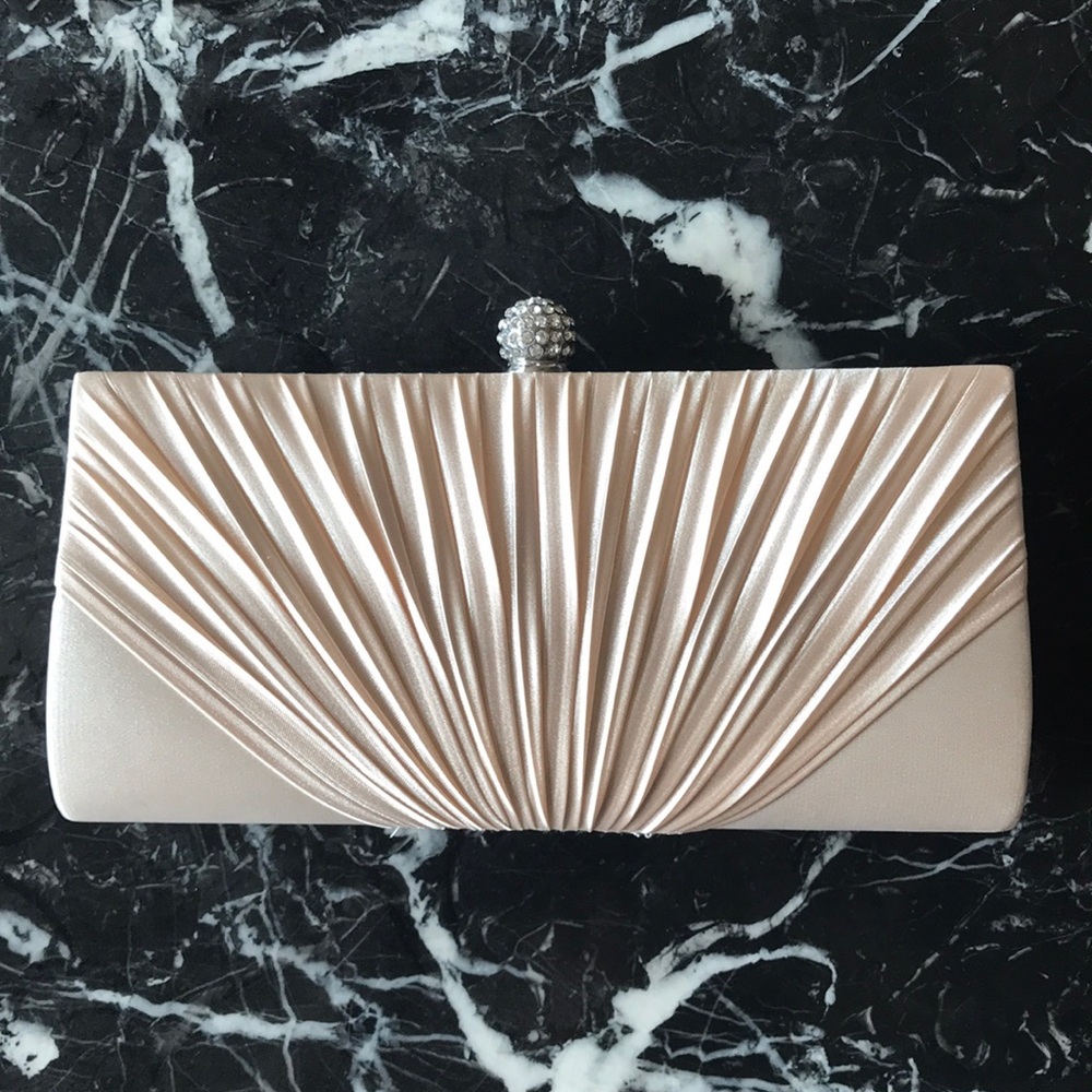 Charming Charlie Satin Evening Clutch
